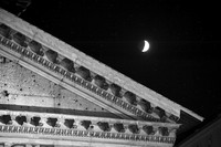 Moon over Pantheon, Rome